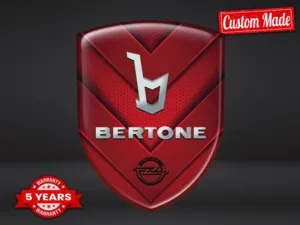 Bertone Heckscheibensticker Stil Racing Anpassbar